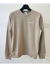 Swoosh Club Sweatshirt Beige - NIKE - BALAAN 2