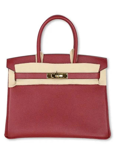 Rouge Grana Absong Birkin 30 Gold D - HERMES - BALAAN 1