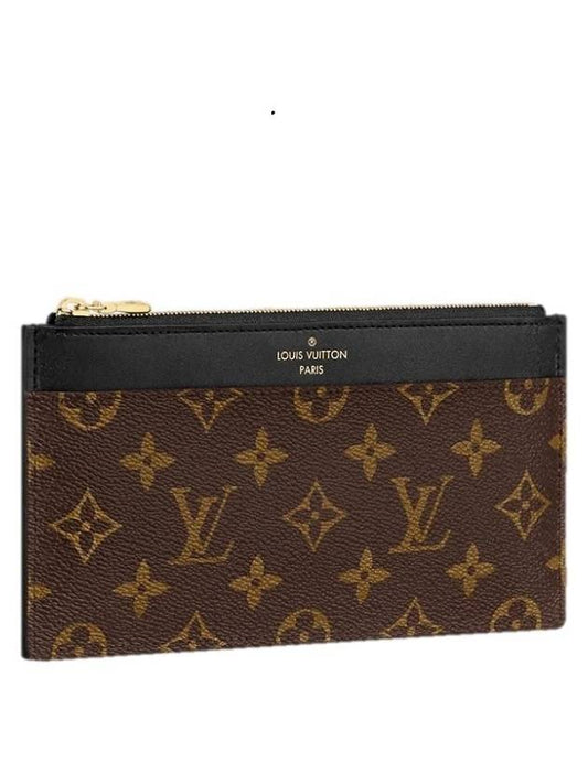 Slim Monogram Card Wallet Brown - LOUIS VUITTON - BALAAN 2