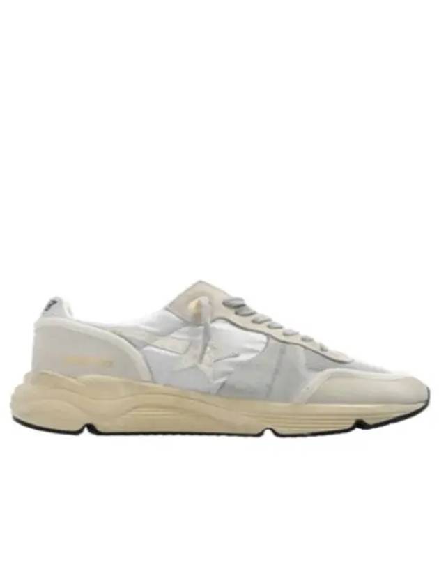 Women's Running Sole Low Top Sneakers Silver Beige - GOLDEN GOOSE - BALAAN 2