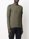 Men's Shadow Project Crewneck Lambswool Knit Top Grey - STONE ISLAND - BALAAN 4