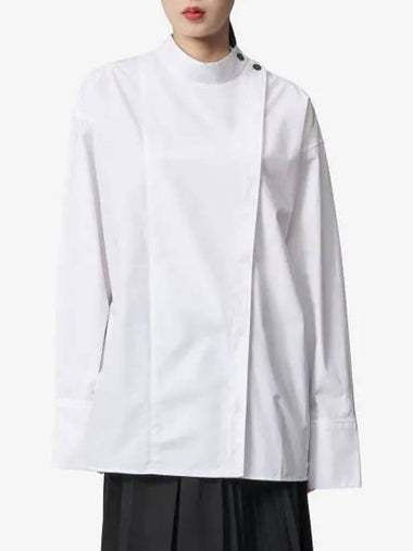 Asymmetric Shirt Optic White LANAOSNWOPTICwhite - STUDIO NICHOLSON - BALAAN 1