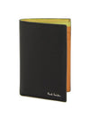 Logo Leather Half Wallet Black - PAUL SMITH - BALAAN 1