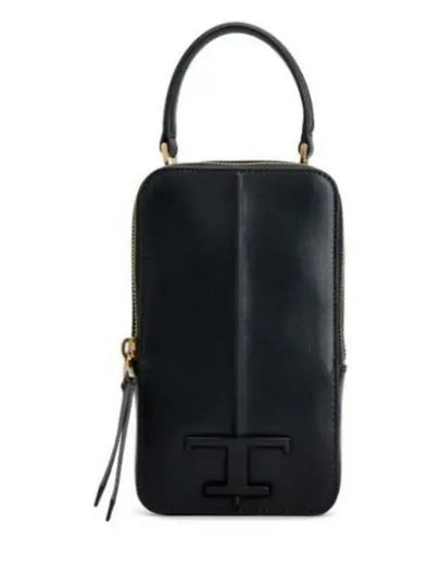 T Timeless Phone Cross Bag Black - TOD'S - BALAAN 2