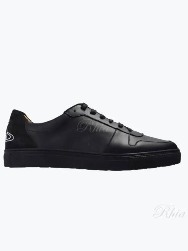 Apollo Leather Low Top Sneakers Black - VIVIENNE WESTWOOD - BALAAN 2