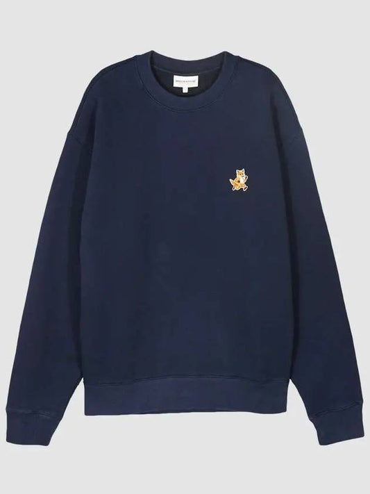 Fox Cotton Sweatshirt Navy - MAISON KITSUNE - BALAAN 2