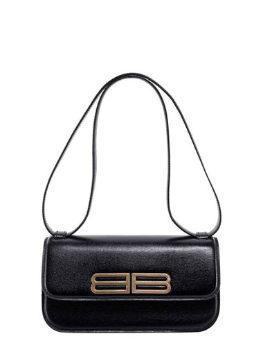 BB Logo Gossip Small Shoulder Bag Black - BALENCIAGA - BALAAN 1