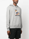 Dressed Fox Hoodie Grey Melange - MAISON KITSUNE - BALAAN 3