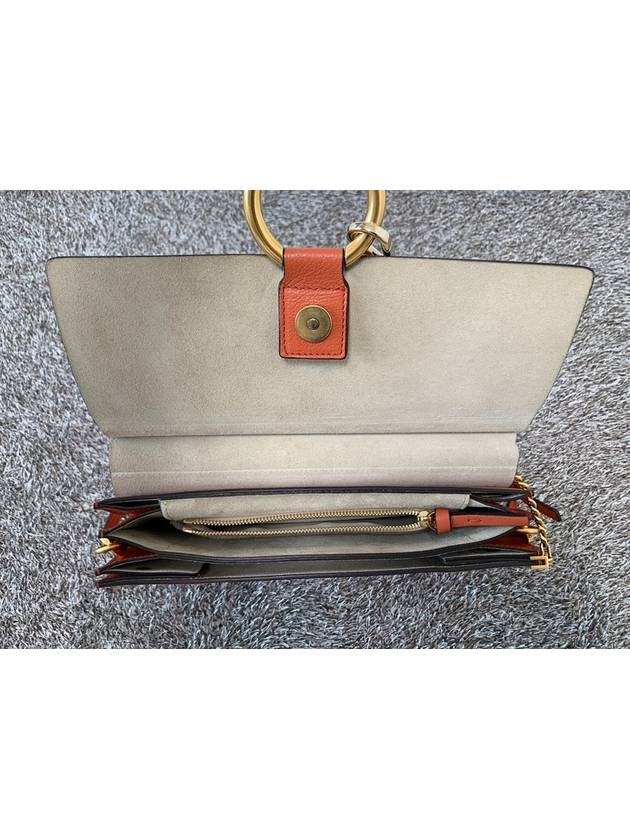 Leather shoulder gold pay bag B4Y8TR - CHLOE - BALAAN 8