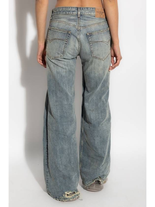 Balenciaga Jeans With ‘vintage’ Effect, Women's, Blue - BALENCIAGA - BALAAN 4