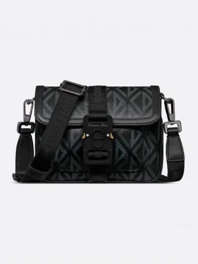 CD Diamond Canvas Hit The Road Mini Bag Black - DIOR - BALAAN 2