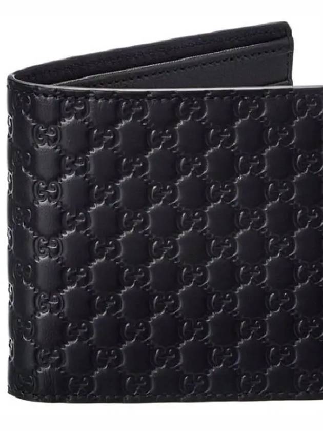 Micro GG Ssima Bifold Wallet Black - GUCCI - BALAAN 5