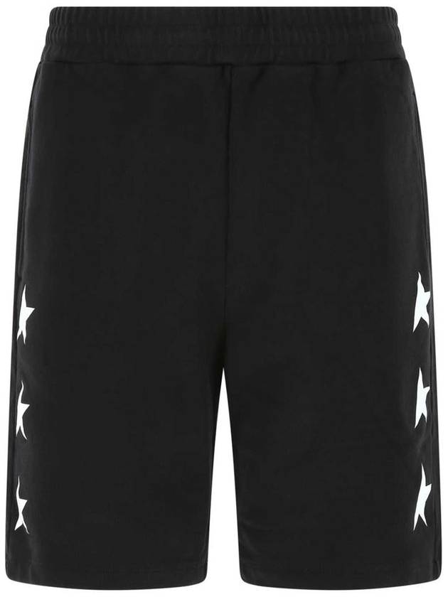 White Star Bermuda Shorts Black - GOLDEN GOOSE - BALAAN 2