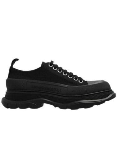 Tread Slick Low Top Sneakers Black - ALEXANDER MCQUEEN - BALAAN 1