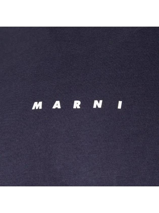 Mini Logo Over Short Sleeve T-Shirt HUMU0223P1 - MARNI - BALAAN 8