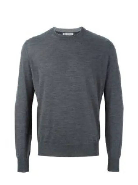Wool Cashmere Knit Top Grey - BRUNELLO CUCINELLI - BALAAN 2
