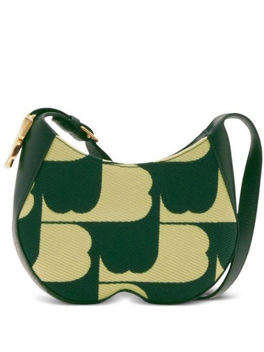 Chess Leather Small Shoulder Bag Green - BURBERRY - BALAAN 1