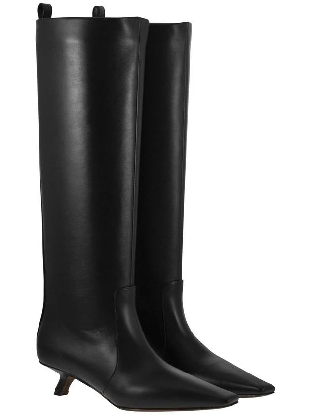 Nappa leather boots with Shiny Loop Detail - BRUNELLO CUCINELLI - BALAAN 4