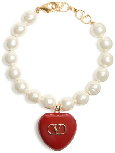 Valentino Garavani Valentino Garavani 'Coeur Royal' Bracelet - VALENTINO - BALAAN 1