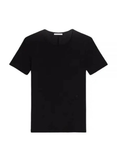 Shrunken Short Sleeve T-Shirt Black - HELMUT LANG - BALAAN 2