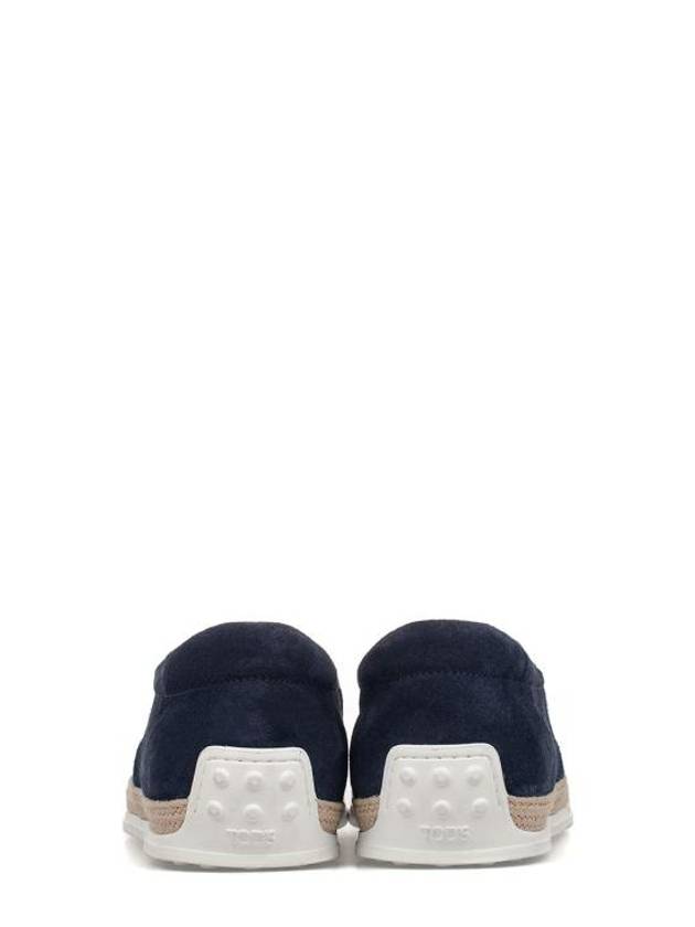 Suede Slip-On Loafer Blue - TOD'S - BALAAN 5