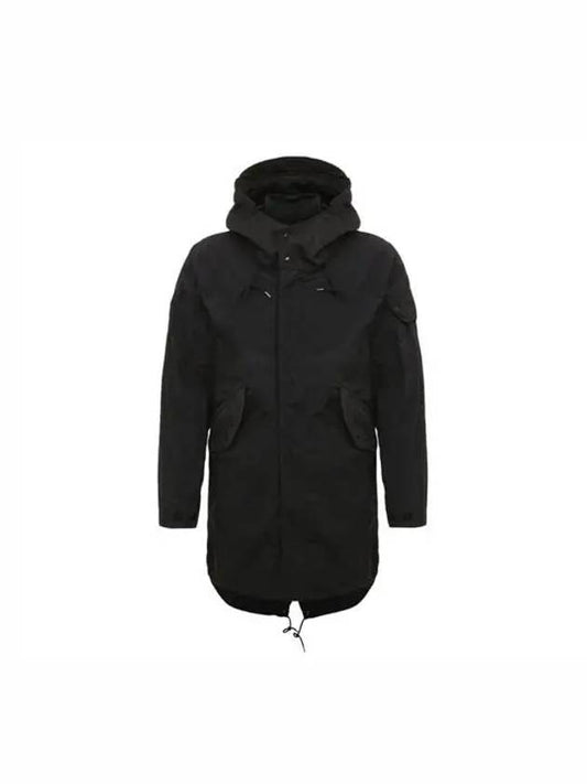 Ten C Men s Black Mid Layer Parka 23CTCUK04055999 - TEN C - BALAAN 1