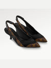 Archlight Logo Monogram Canvas Slingback Heels Black - LOUIS VUITTON - BALAAN 2