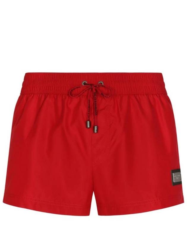 logo decoration swim shorts M4E48TONO06 - DOLCE&GABBANA - BALAAN 1