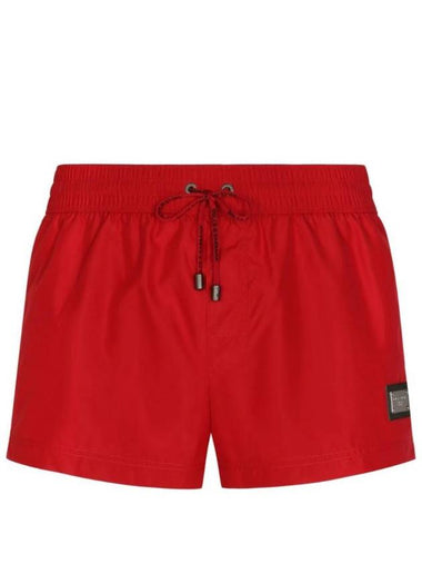 logo decoration swim shorts M4E48TONO06 - DOLCE&GABBANA - BALAAN 1