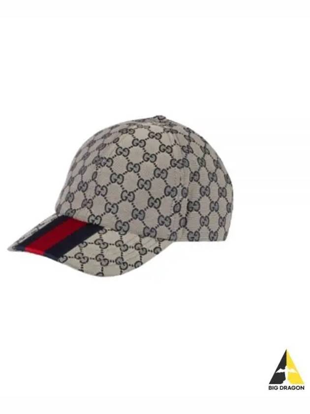 Original GG Base Ball Cap Beige Blue - GUCCI - BALAAN 2