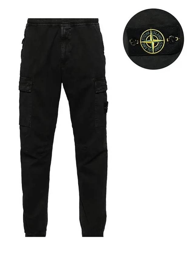 Wappen Patch Cargo Track Pants Black - STONE ISLAND - BALAAN 5