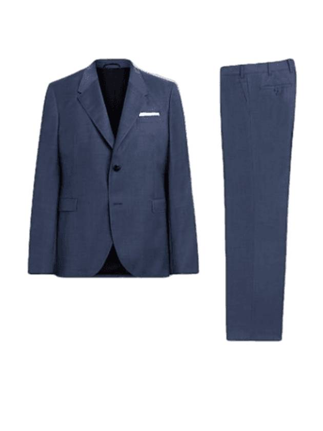 Travel Slim Fit Two Piece Suit Navy - NEIL BARRETT - BALAAN 1