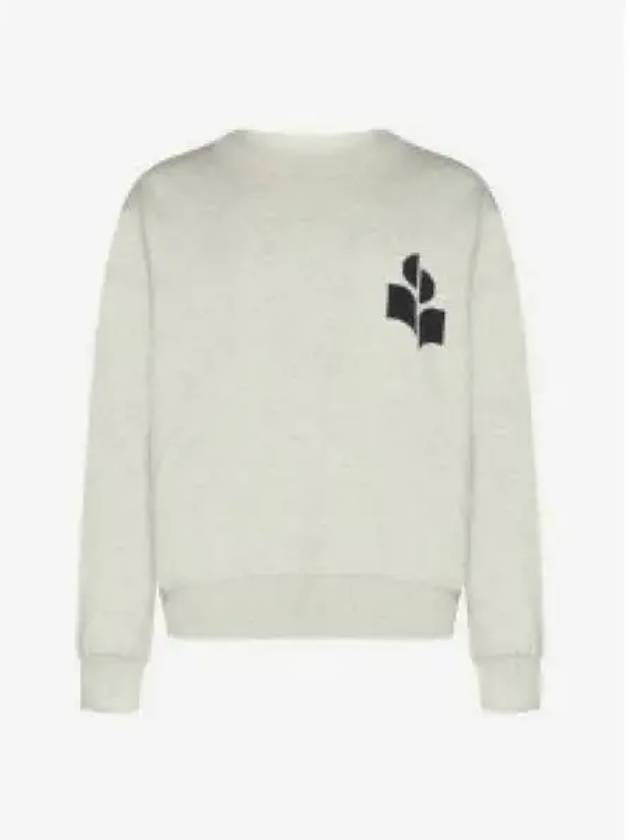 Atlee Logo Knit Top Light Grey - ISABEL MARANT - BALAAN 2