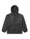 Nylon Micro Face Patch Hooded Jacket Black - ACNE STUDIOS - BALAAN 1