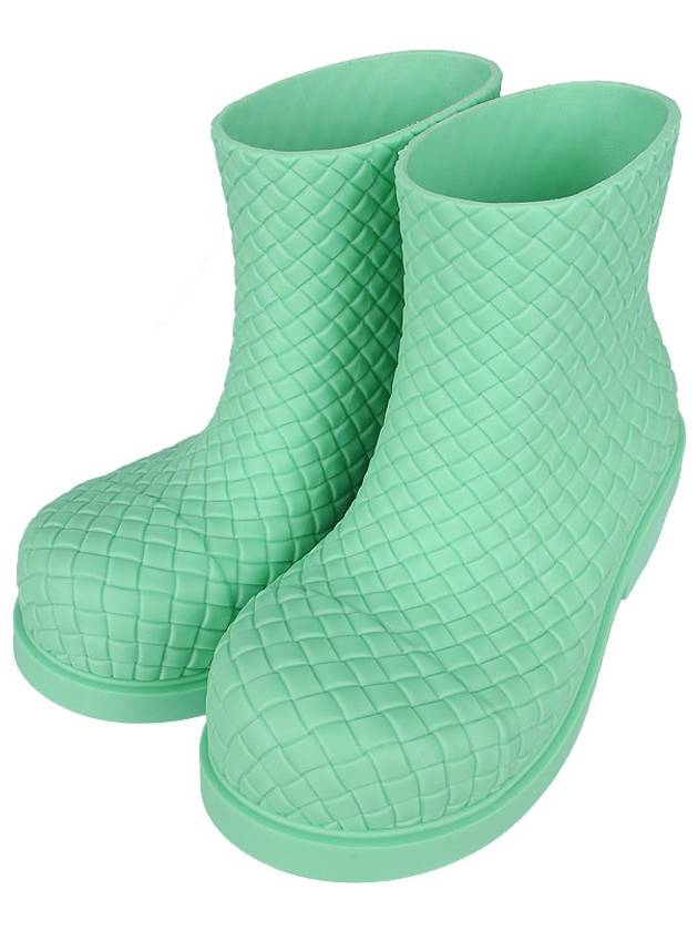 Fireman Rubber Rain Boots Green - BOTTEGA VENETA - BALAAN 3