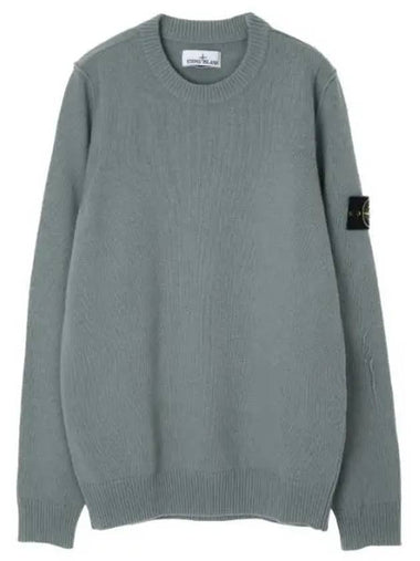 Knit lambswool crew neck regular fit - STONE ISLAND - BALAAN 1