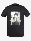 Men's Claudius Gangster Short Sleeve T-Shirt  Black - NEIL BARRETT - BALAAN 3