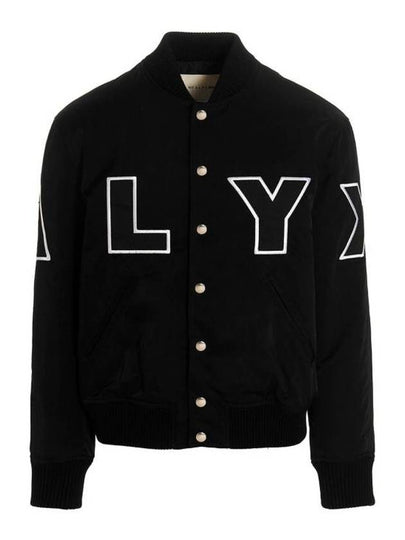 Logo Varsity Bomber Jacket Black - 1017 ALYX 9SM - BALAAN 2