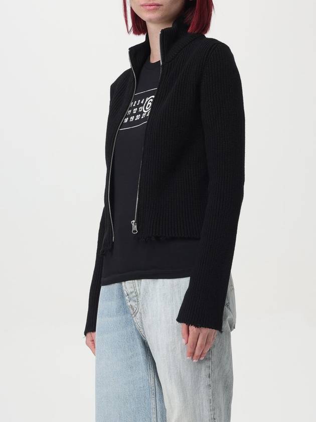 Mm6 Maison Margiela ribbed cotton cardigan - MAISON MARGIELA - BALAAN 4