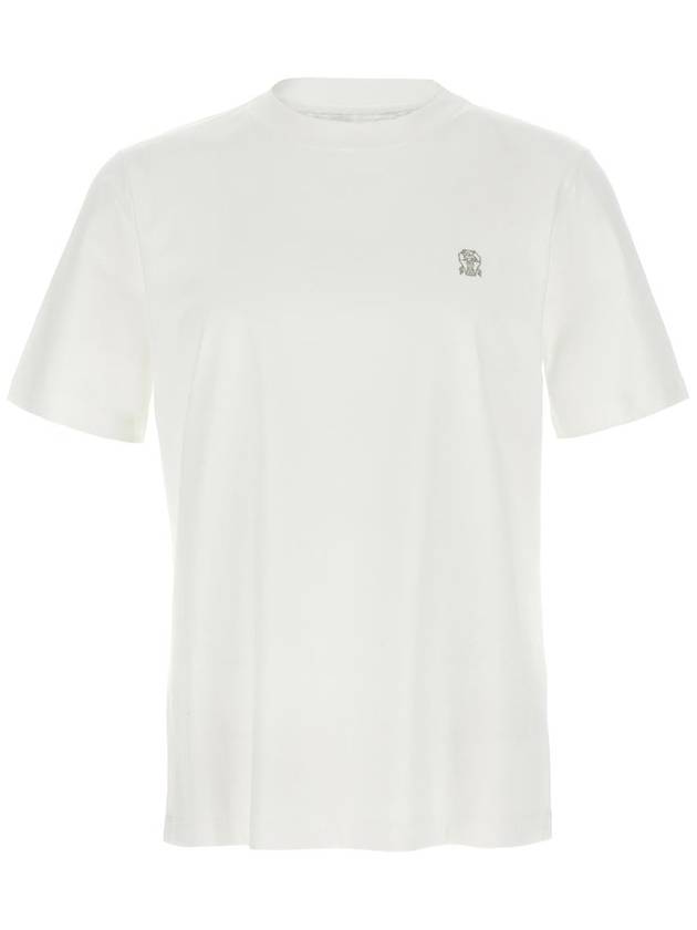 Brunello Cucinelli Logo T-Shirt - BRUNELLO CUCINELLI - BALAAN 1