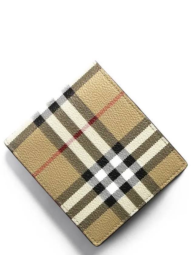 Vintage Check Coin Pocket Half Wallet Beige - BURBERRY - BALAAN 2