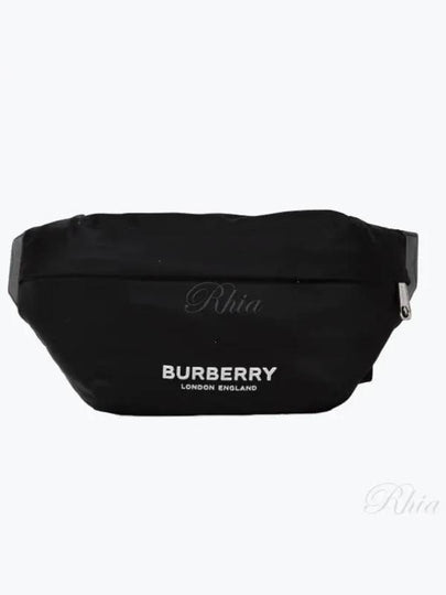 Logo Print Nylon Sonny Bum Belt Bag Black - BURBERRY - BALAAN 2