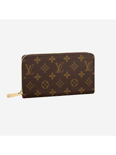 Zippy Monogram Canvas Long Wallet Fuchsia - LOUIS VUITTON - BALAAN 1