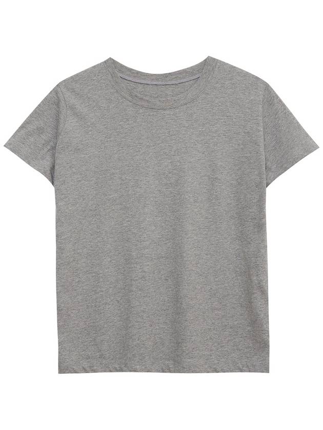 Pure Cotton Round Layered Mini Short Sleeve T-Shirt - RS9SEOUL - BALAAN 3