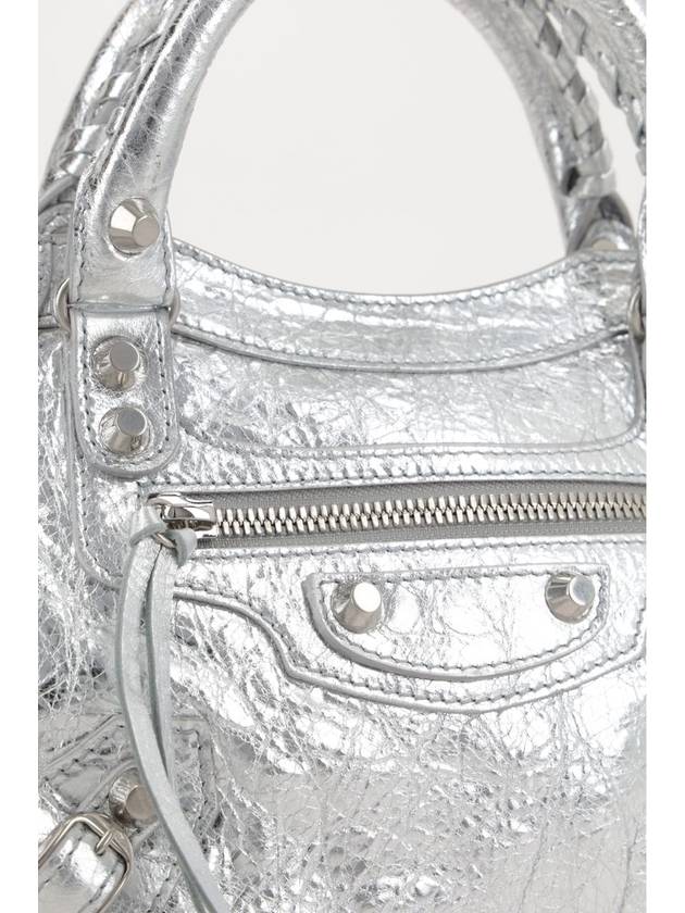 Women s Le City Mini Shoulder Bag Silver - BALENCIAGA - BALAAN 6