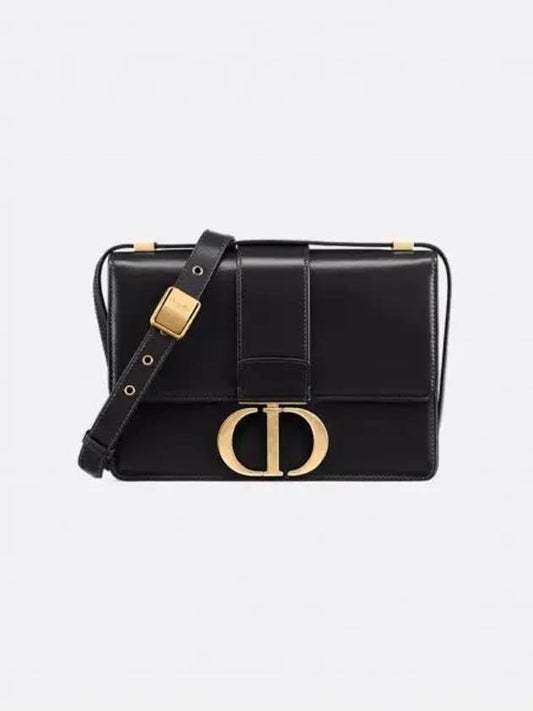 30 Montaigne Calfskin Shoulder Bag Black - DIOR - BALAAN 2