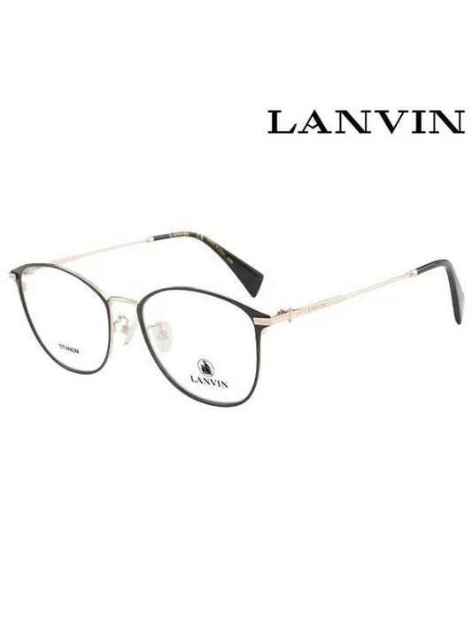 Glasses Frame LNV250SA 001 Round Titanium Women s - LANVIN - BALAAN 2