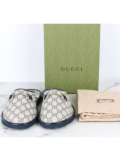 Horsebit GG Blooper Slippers 9 5 285 - GUCCI - BALAAN 2