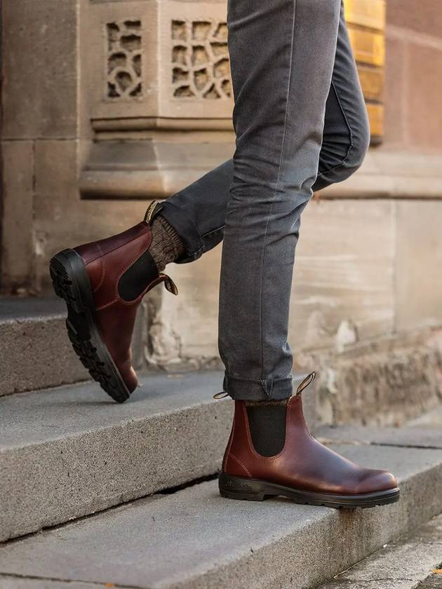 CLASSIC 2130 Chelsea boots_burgundy - BLUNDSTONE - BALAAN 4