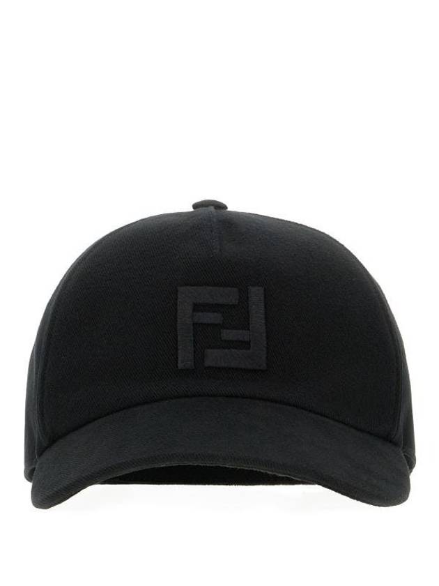 Cotton Ball Cap Black - FENDI - BALAAN 2